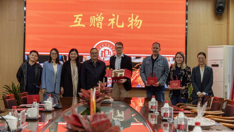Schülergruppe beim Besuch in China 2025
