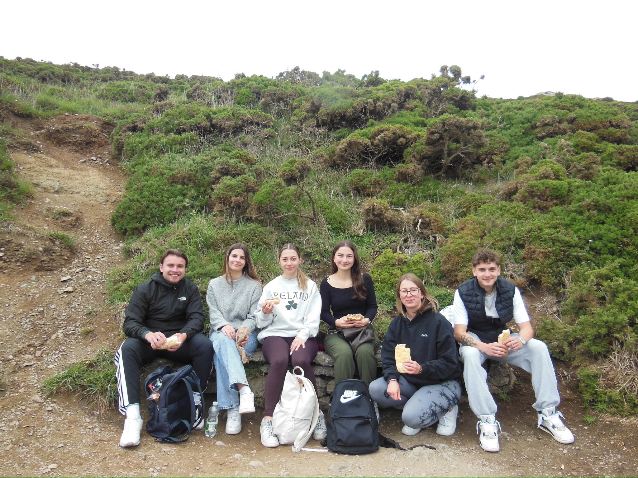 Schülergruppe in Dublin